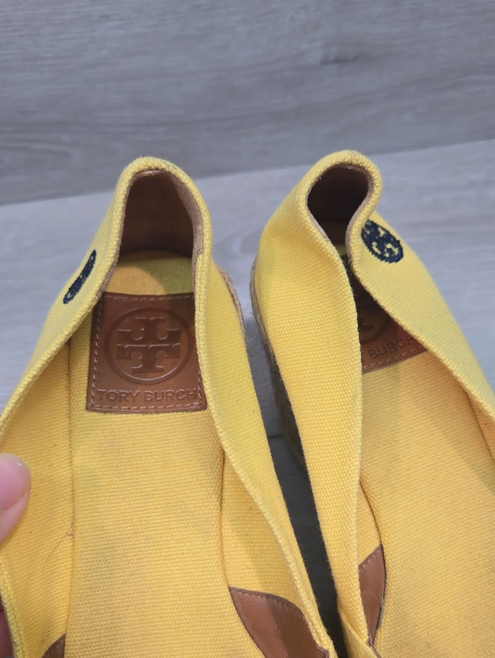 Tory Burch Women Filipa Espadrille Wedge Open Toe Shoes Sandals Sz 8B